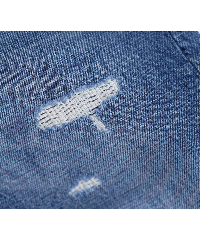 Applique Stitch Tapered Jeans | Vintage Workwear Suitpure