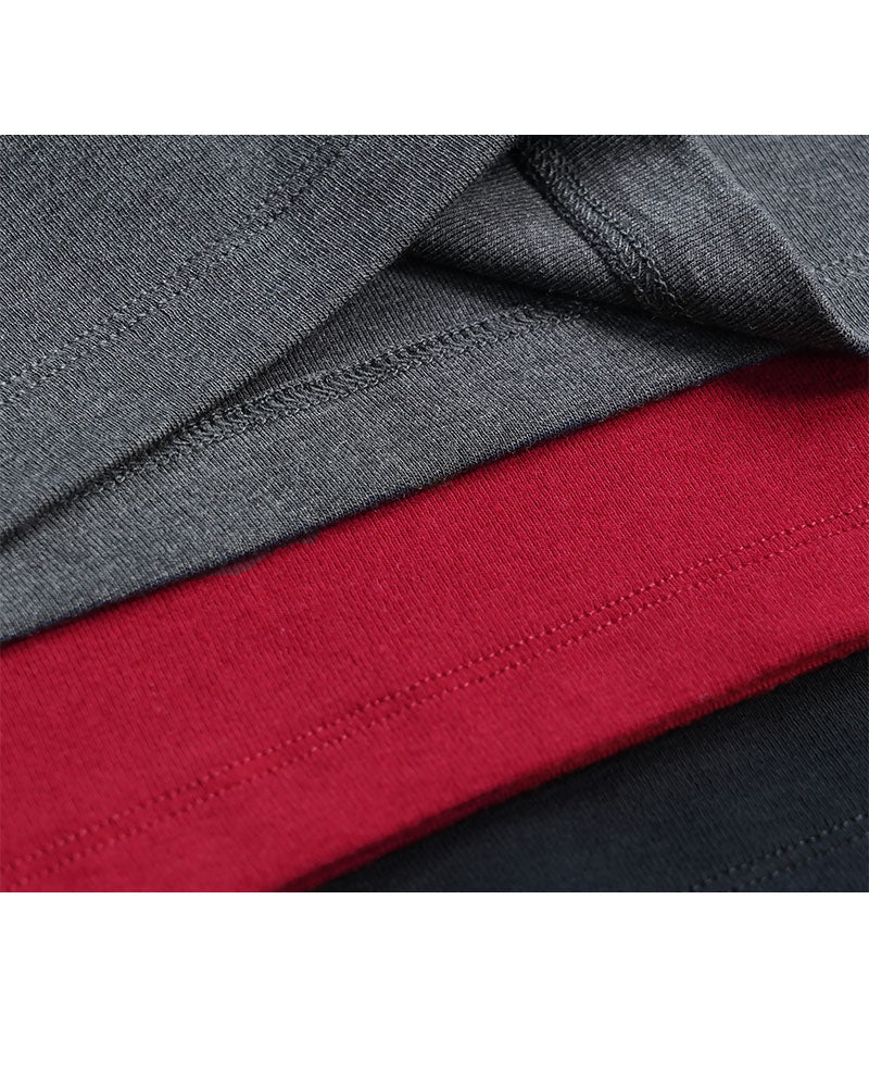 Three-Color Short Sleeve T-Shirt Suitpure