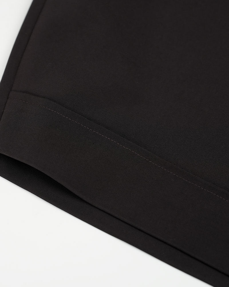 Ebony Brown Tulip Voluminous Midi Skirt