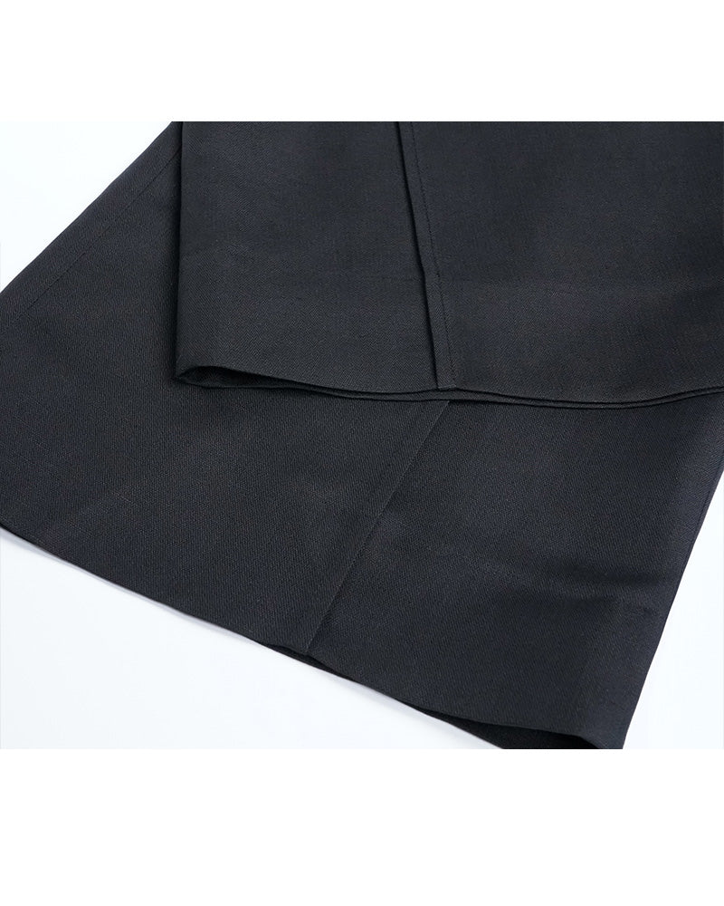 Relaxed Fit Tencel Linen Straight Pants Suitpure