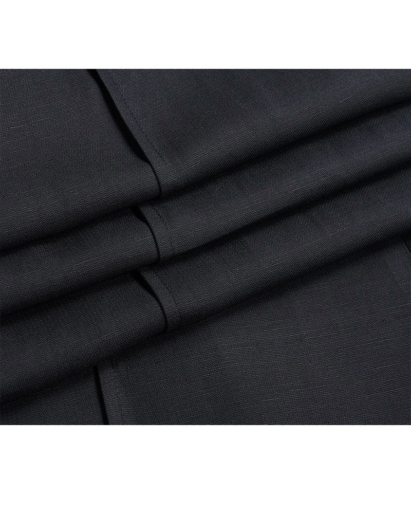 Relaxed Fit Tencel Linen Straight Pants Suitpure
