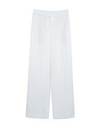 Relaxed Fit Tencel Linen Straight Pants Suitpure