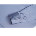 Ice Blue French Pleat Pullover Blouse Suitpure