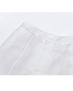Relaxed Fit Tencel Linen Straight Pants Suitpure