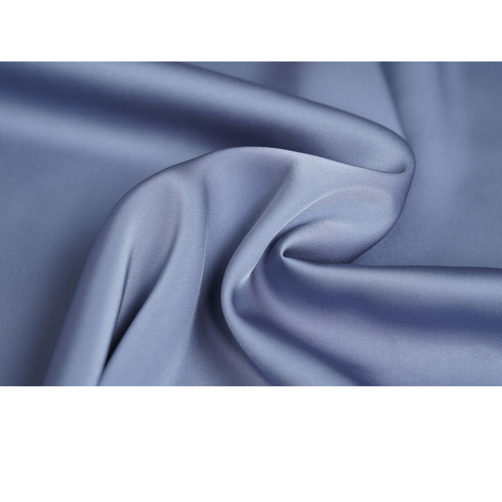 Ice Blue French Pleat Pullover Blouse Suitpure