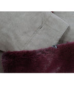 Cropped Color-Block Goose Down Puffer Jacket Suitpure