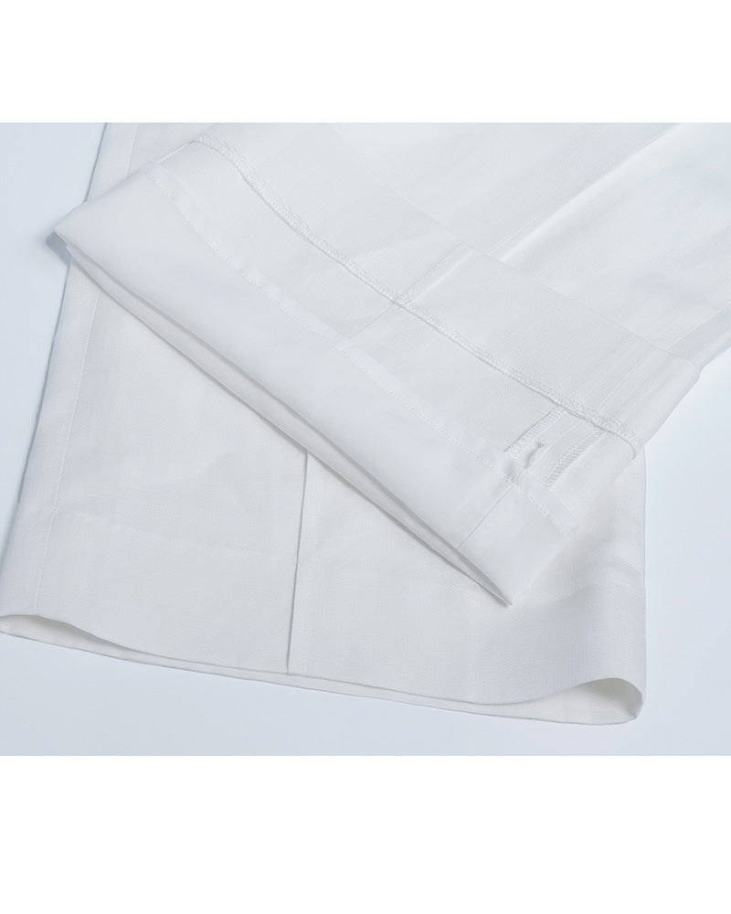 Relaxed Fit Tencel Linen Straight Pants Suitpure