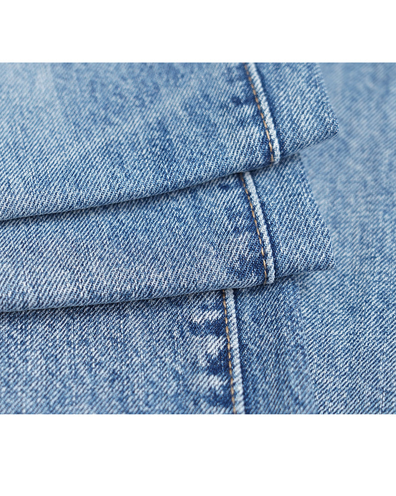 Retro Wide-Leg Denim Pants in Light Wash Suitpure