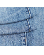 Retro Wide-Leg Denim Pants in Light Wash Suitpure