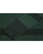 Thick Wool Turtleneck with Horizontal Stripes