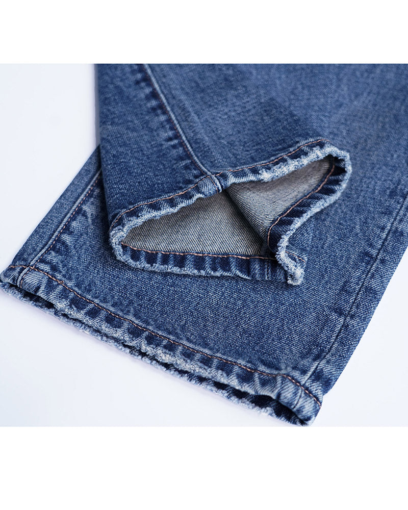 Applique Stitch Tapered Jeans | Vintage Workwear Suitpure