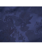 Oriental-Inspired Jacquard Coat in Blue