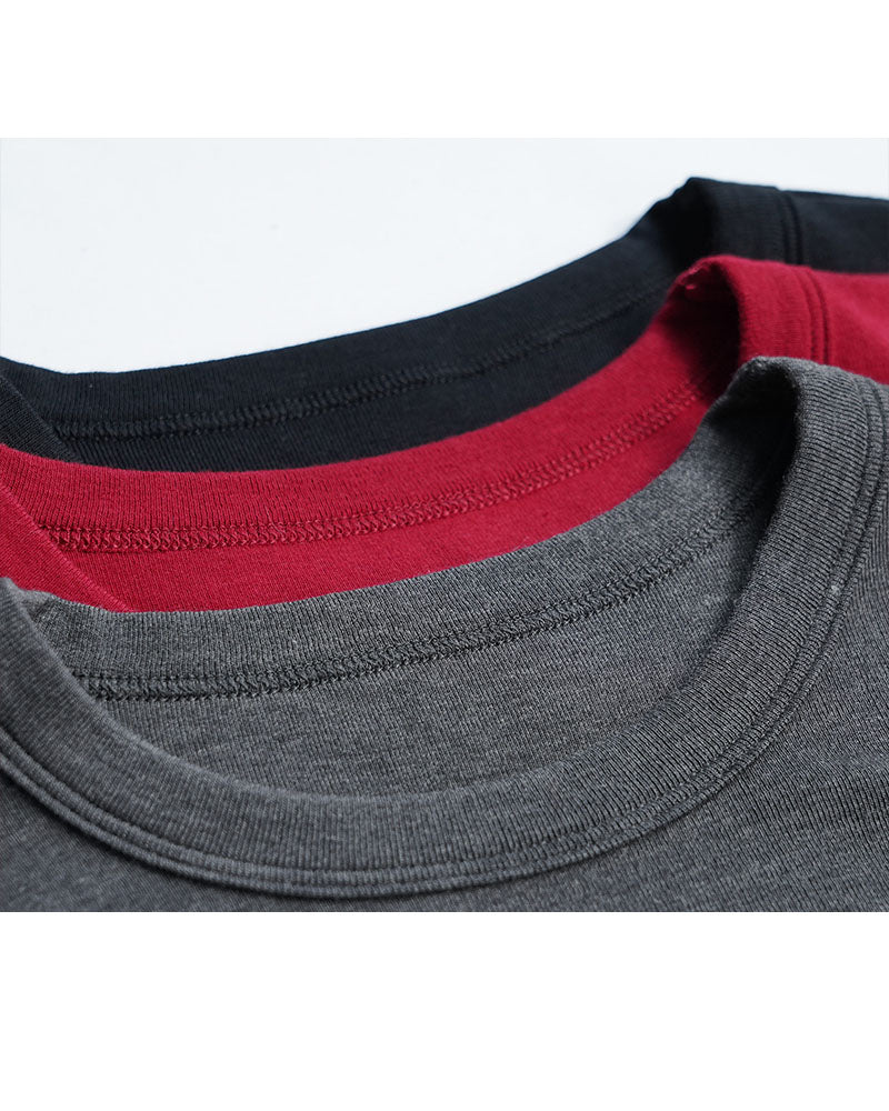 Three-Color Short Sleeve T-Shirt Suitpure