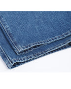 Continuous Waistband Button-Front Jeans | High-Rise Suitpure