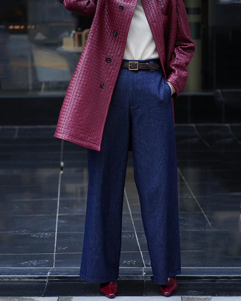 High-Waist Wide-Leg Jeans Suitpure
