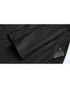 Mahogany Silk Quilted Jacket with Shawl Collar