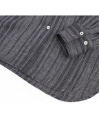 Linen Stripe Top with Fluid Trousers