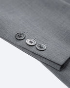 Premium Grey Shadow Stripe Blazer Suitpure