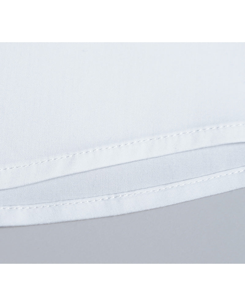 Wing Collar Blouse with French Cuffs Suitpure