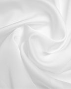 White Satin Batwing Sleeve Shirt Women Cuff Button Collar Office Blouse Suitpure