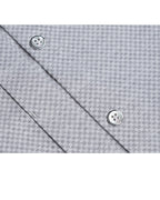 Grey Check Pointed Collar Shirt Suitpure