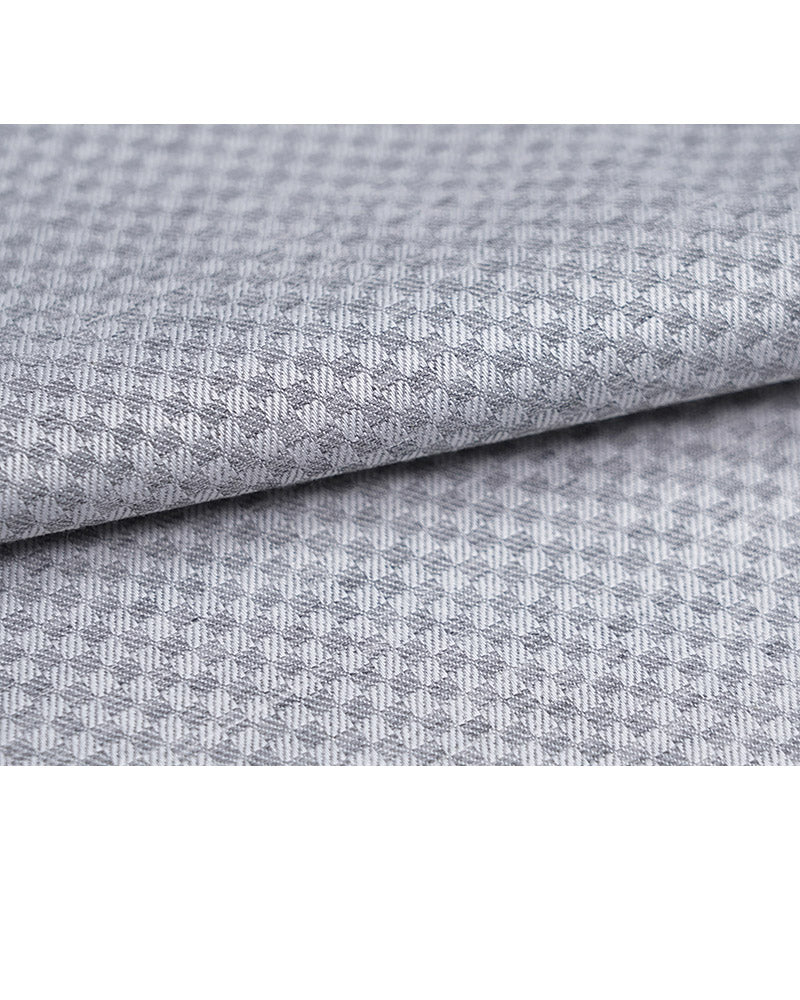 Grey Check Pointed Collar Shirt Suitpure