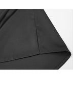 Shawl Collar Tie-Waist Blouse for Spring