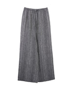 Linen Stripe Top with Fluid Trousers