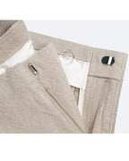 Heavyweight Tencel Linen Straight Leg Trousers Suitpure