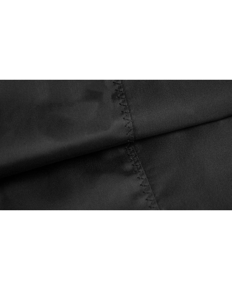 Mahogany Silk Quilted Jacket with Shawl Collar