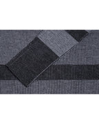 Thick Wool Turtleneck with Horizontal Stripes