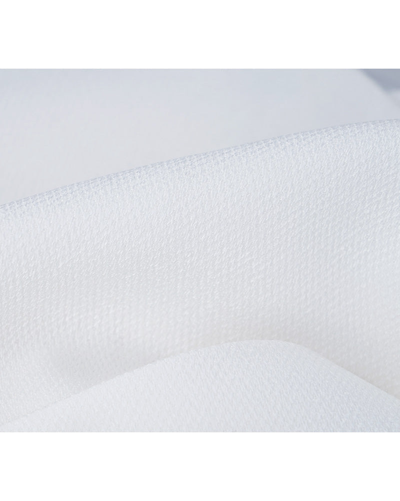 White Textured Lapel Unlined Blazer Suitpure
