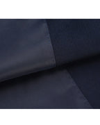 Navy 100% Wool Cavalry Twill Double Breasted Blazer | 100% Wool