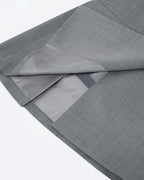 Premium Grey Shadow Stripe Blazer Suitpure