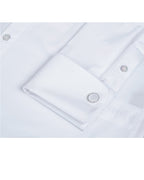 Wing Collar Blouse with French Cuffs Suitpure