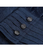 Pleated Cooling Blouse in Deep Sea Blue Suitpure