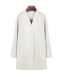 Khaki Cocoon Coat with Raglan Sleeves Suitpure