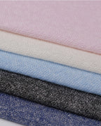 V-Neck Wool Linen Relaxed Knit Short Sleeve Top Suitpure