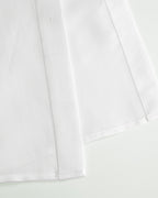 Elegant Bow Neck Tie White Loose Fit Chiffon Blouse Suitpure