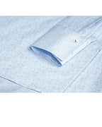 Pale Blue Jacquard Raglan Sleeve Oversized Shirt Suitpure