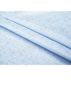 Pale Blue Jacquard Raglan Sleeve Oversized Shirt Suitpure