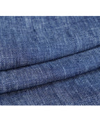 Japanese Linen Denim Wide-Leg Trousers | Yarn-Dyed Suitpure