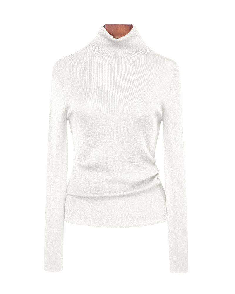 Multi-Color Turtleneck Wool Base Layer | Slim Fit