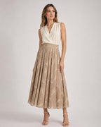 Falling Feather Tulle A-Line Maxi Skirt | Soft Flow Suitpure