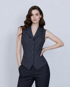 Fine Stripe Vest | Tailored Waistcoat