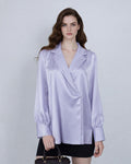 Lavender Acetate Lapel Blazer Suitpure