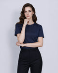 Lightweight Tencel Wool Knit Tee Suitpure
