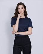 Lightweight Tencel Wool Knit Tee Suitpure
