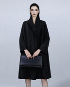 Mahogany Silk Quilted Jacket with Shawl Collar