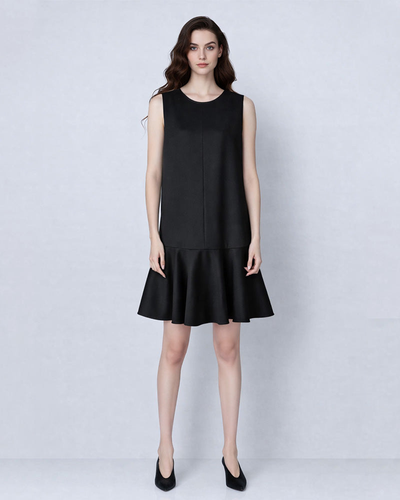Mei Qiantai Minimalist Sleeveless Dress Suitpure